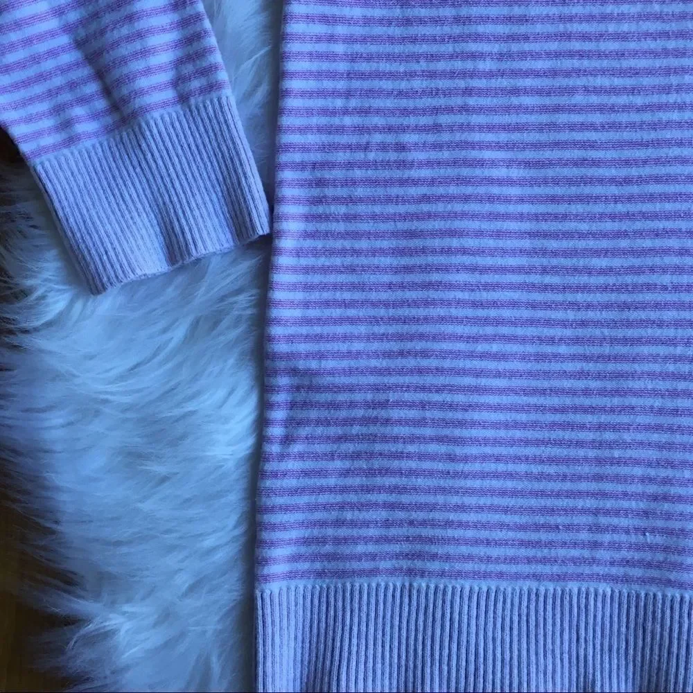 Women’s Eddie Bauer Pink Striped Sweater S